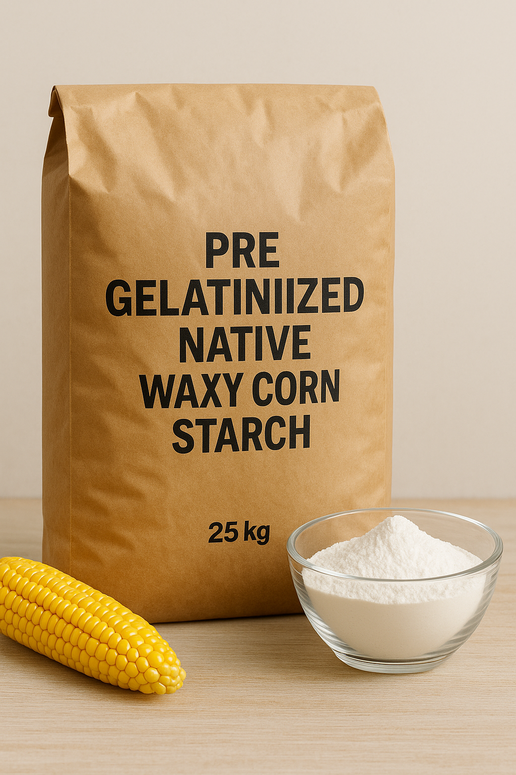 Pregelatinized native waxy corn starch (CWS30), 50lb bag