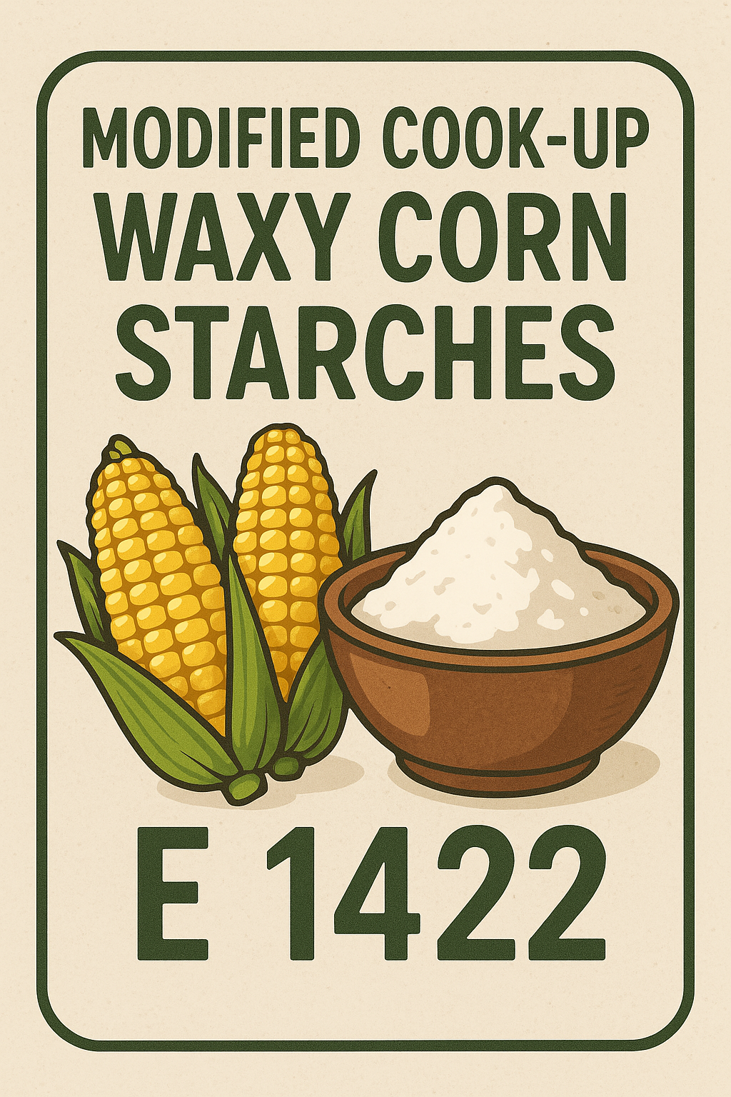 Modified cook-up waxy corn starch Е1422 (AXA 306), 50lb bag