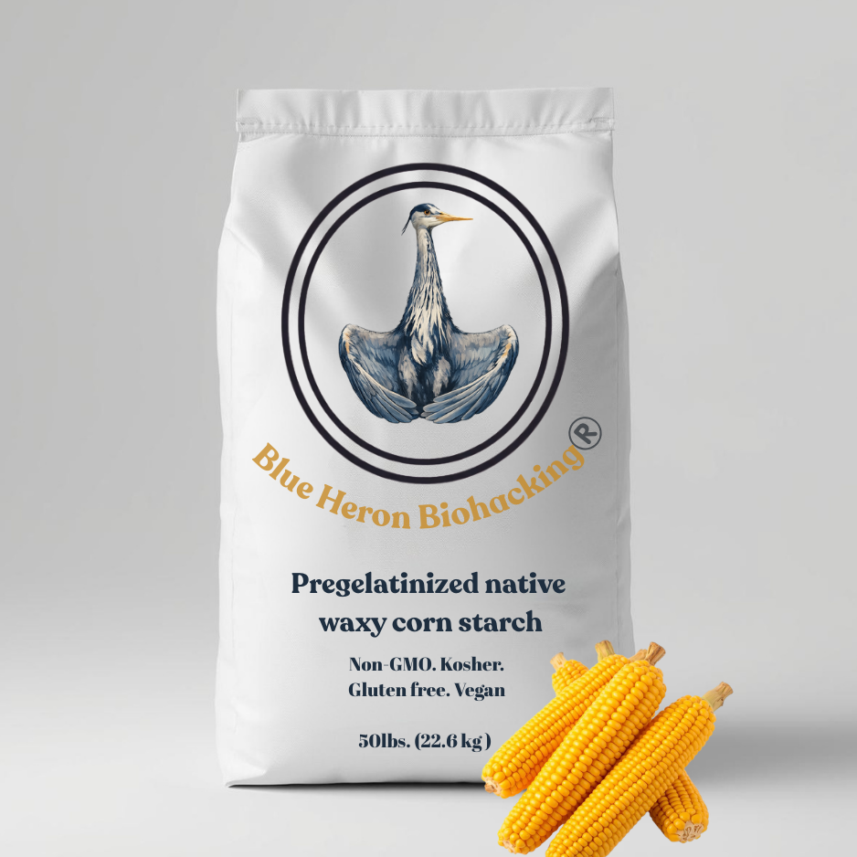 Blue Heron Biohacking® Pregelatinized native waxy corn starch